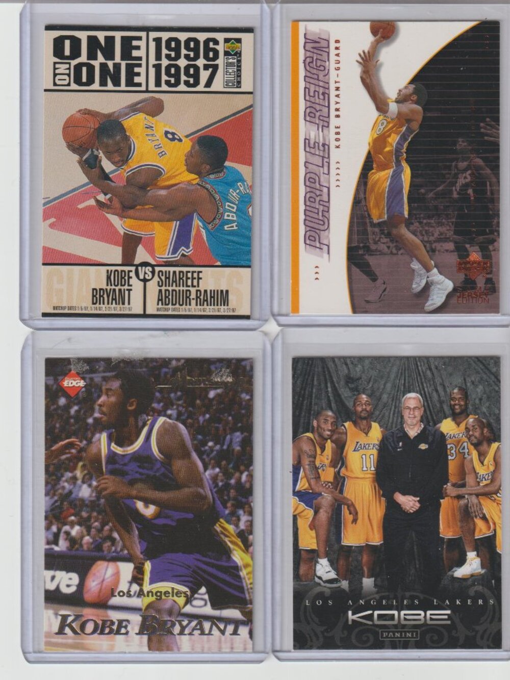 Kobe Bryant 4 Card Set — Lakers/Black Mamba Magic #15